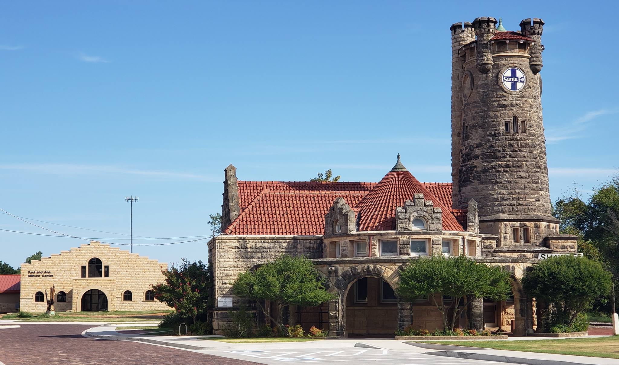 Santa Fe Depot Museum in Shawnee ​